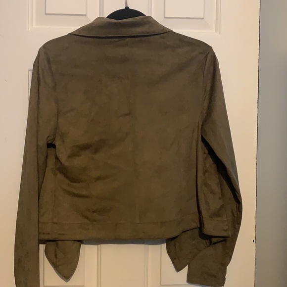 Romeo and Juliet Couture Suede Moto Jacket - Picture 4 of 5